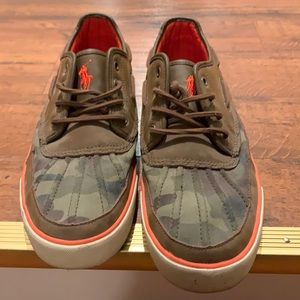 Men’s camo Ralph Lauren shoes